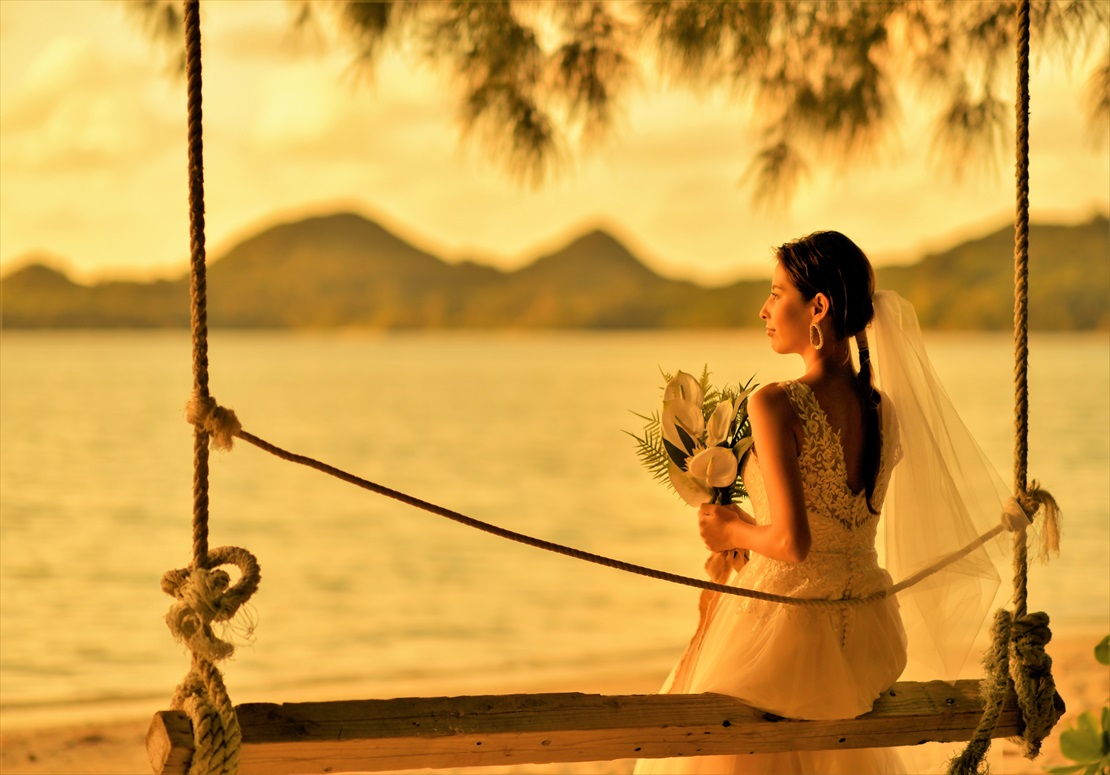 石垣島サンセット・フォトウェディング・挙式前撮影・結婚写真