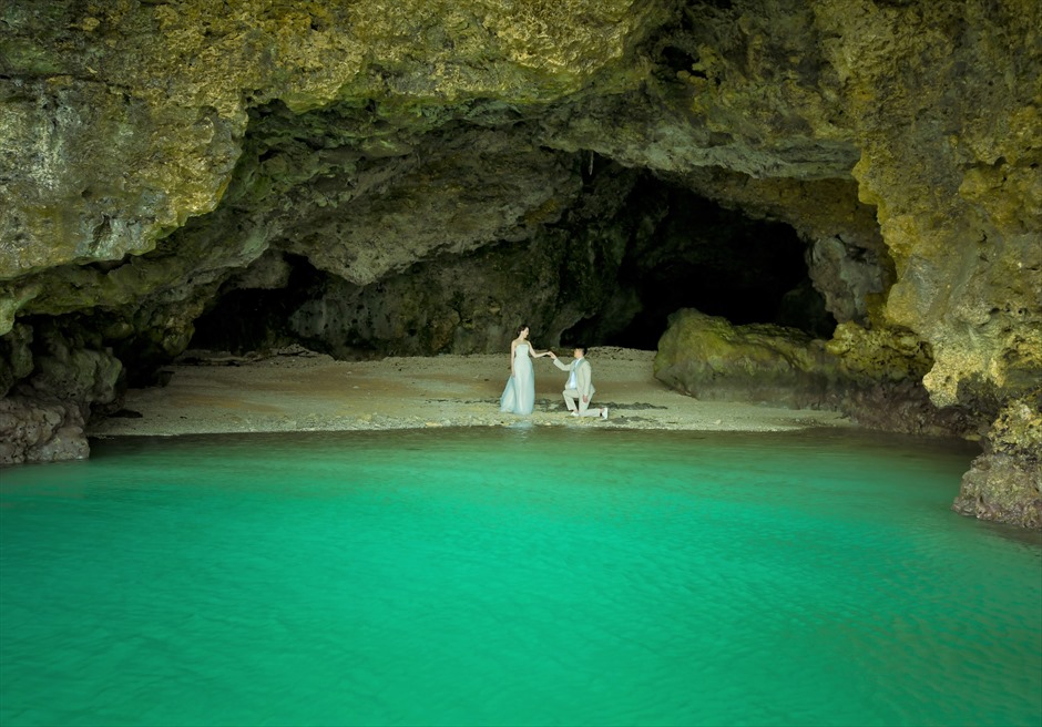 青の洞窟ビーチ　フォトウェディング