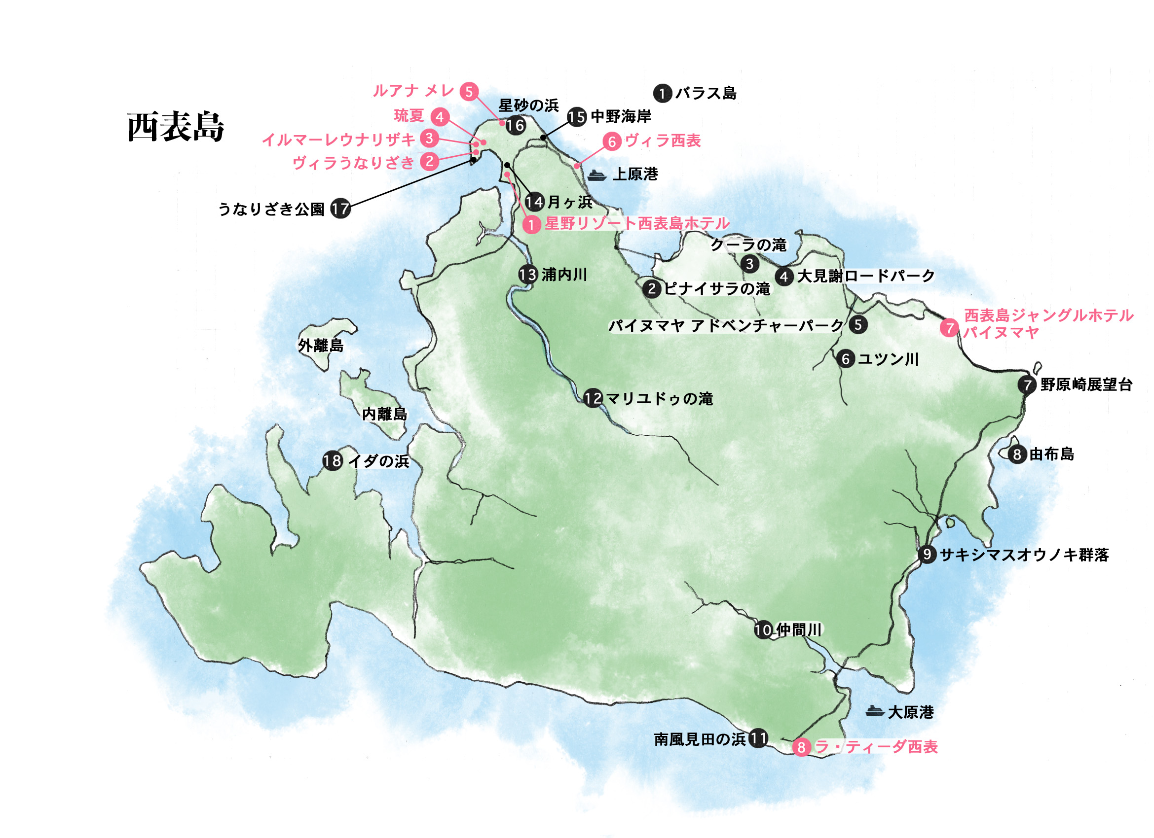 西表島MAP