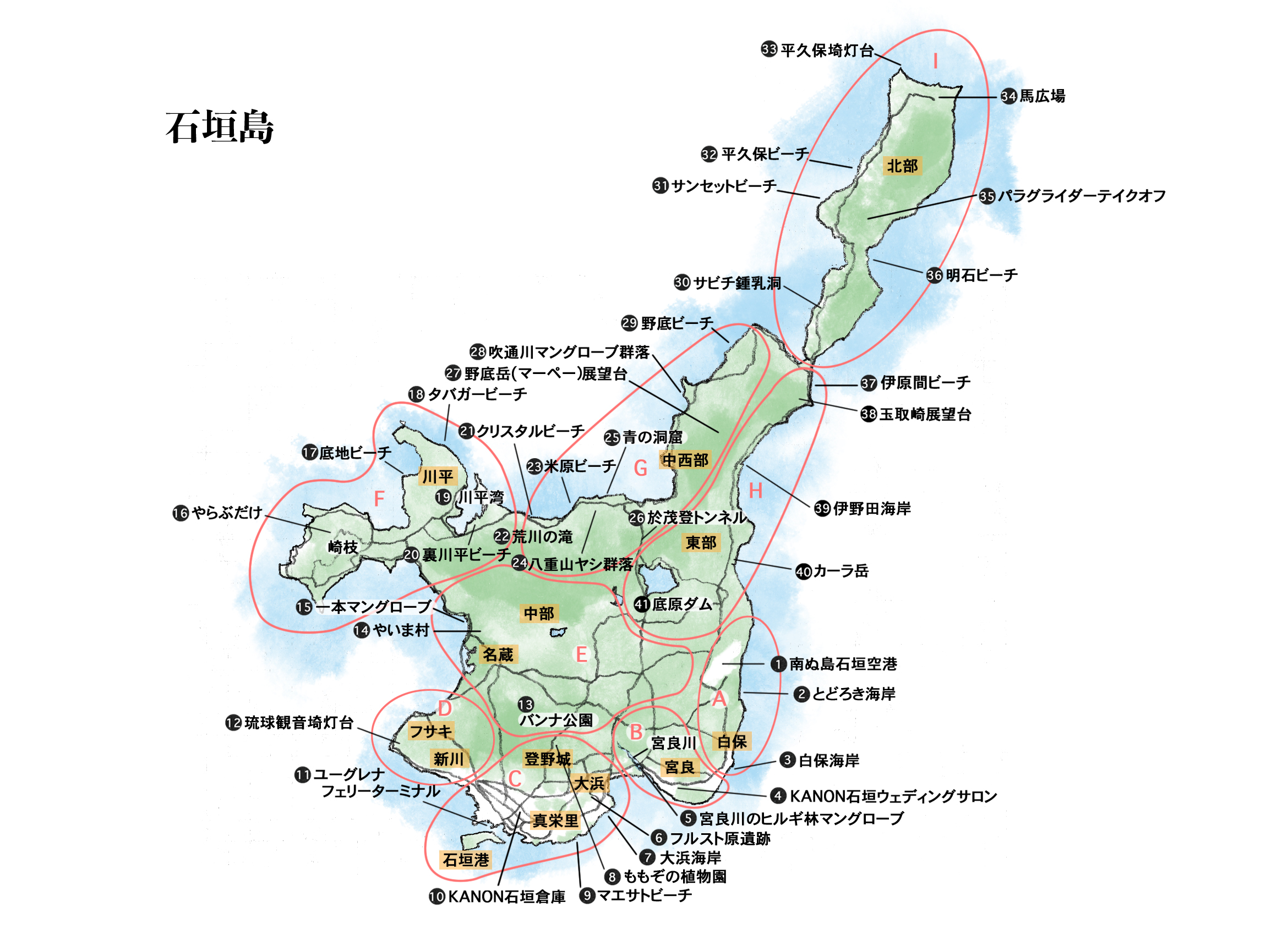 石垣島 MAP