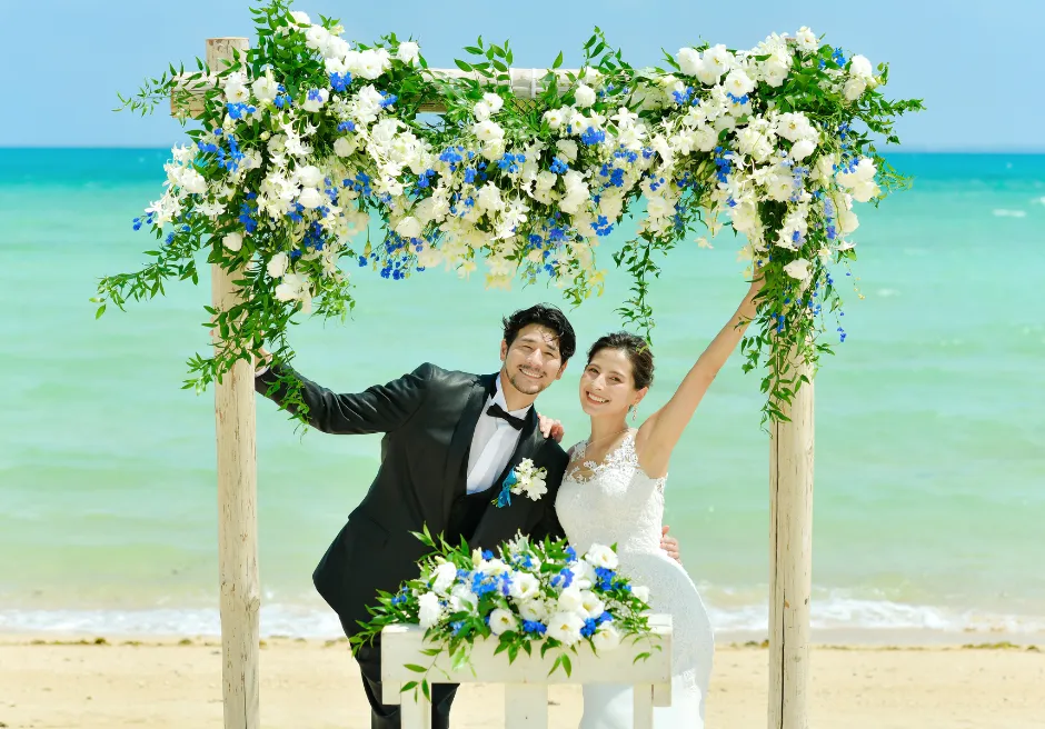 はいむるぶし小浜島フォトウェディング　ビーチ