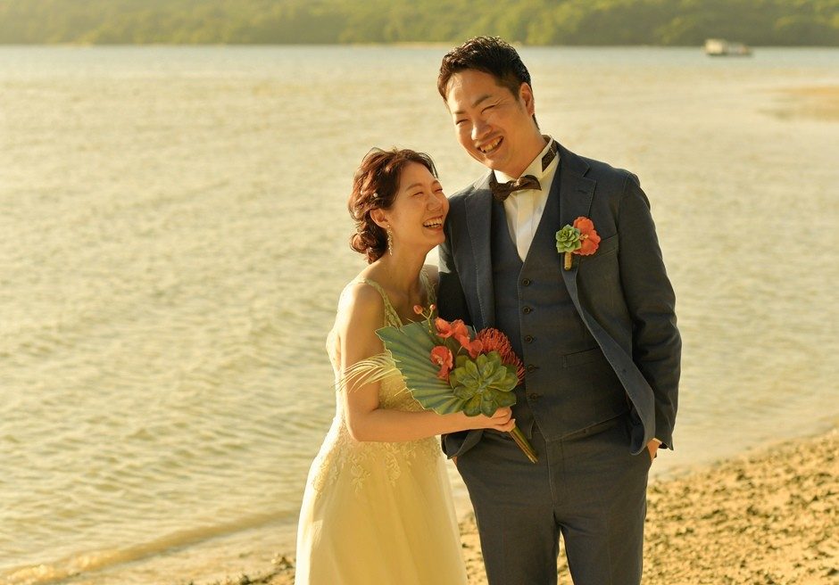 石垣島フォトウェディング　サンセット