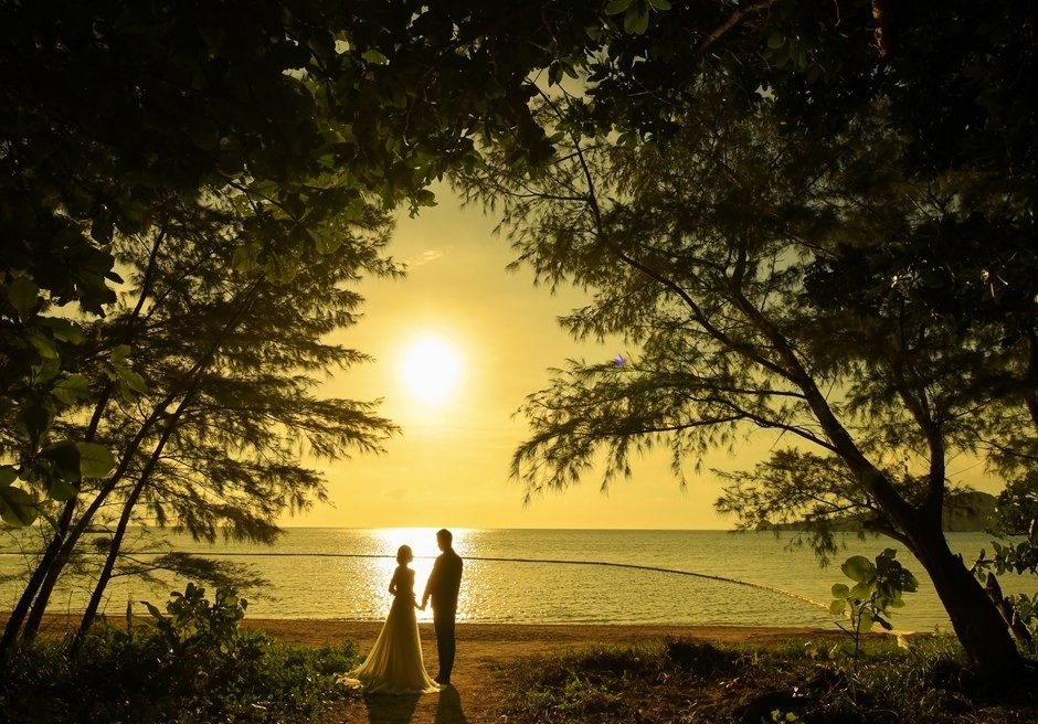 石垣島フォトウェディング　サンセット