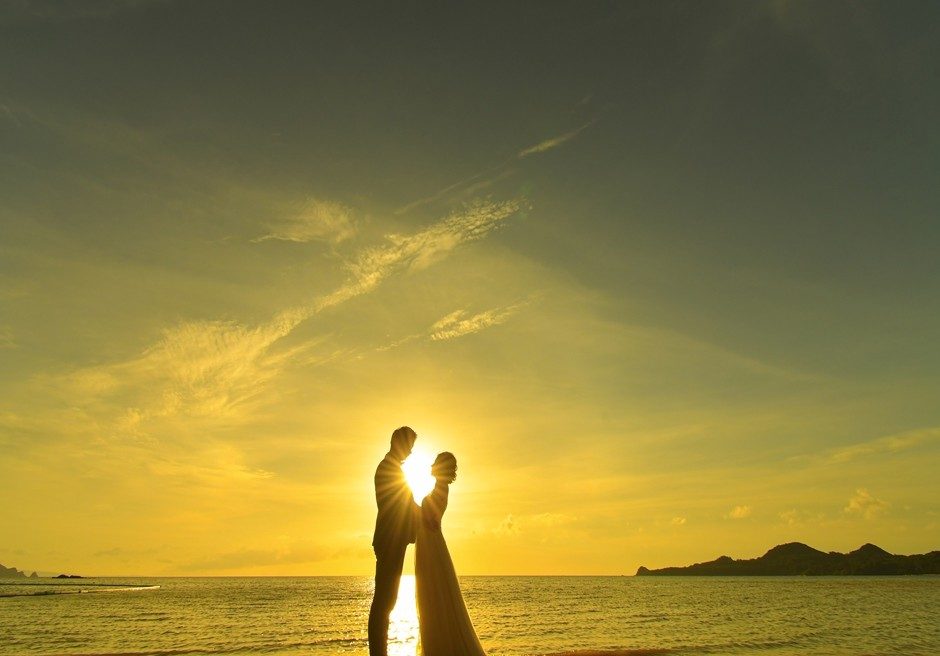 石垣島フォトウェディング　サンセット