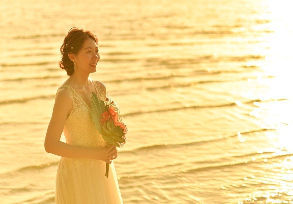 石垣島フォトウェディング　サンセット