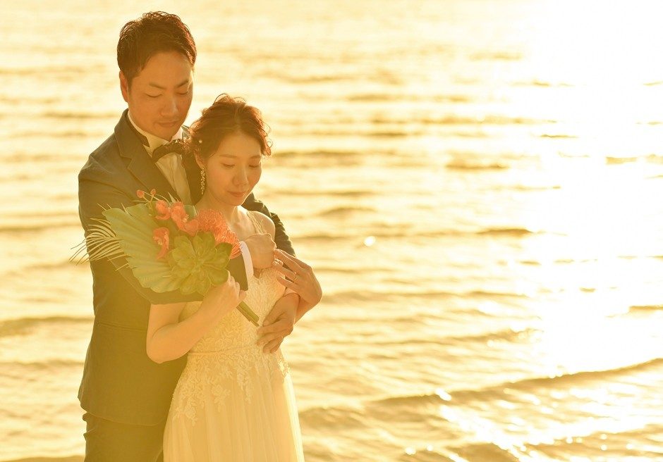 石垣島フォトウェディング　サンセット