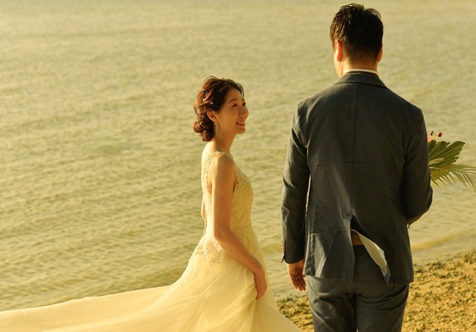 石垣島フォトウェディング　サンセット