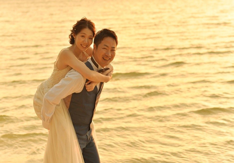 石垣島フォトウェディング　サンセット