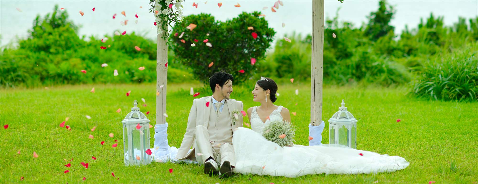 はいむるぶし小浜島　二人挙式・セレモニー・フォトウェディング　ビュー・バス・ガーデン