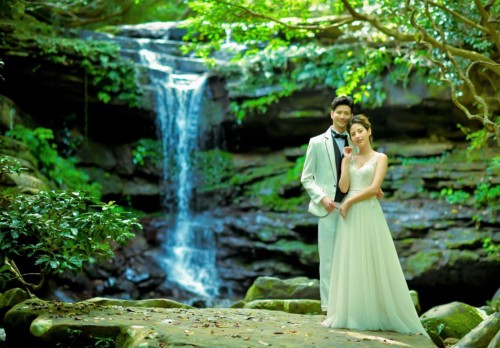 クーラの滝④ 西表島フォトウェディング クーラの滝④