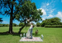 ガーデン・アーチ装飾⑨ 石垣シーサイドホテル・フォトウェディング ガーデン・アーチ装飾⑨