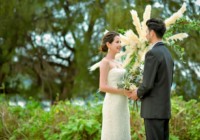 ガーデン・アーチ装飾① 石垣シーサイドホテル・フォトウェディング ガーデン・アーチ装飾①