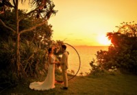 クリフ・ガーデン・アーチ装飾⑥ サンセットコーブ石垣フォトウェディング クリフ・ガーデン・アーチ装飾⑥