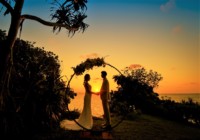 クリフ・ガーデン・アーチ装飾⑩ サンセットコーブ石垣フォトウェディング クリフ・ガーデン・アーチ装飾⑩