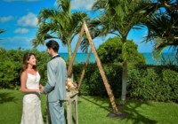 ヴィラ・ガーデン・アーチ装飾④ サンセットコーブ石垣フォトウェディング ヴィラ・ガーデン・アーチ装飾④