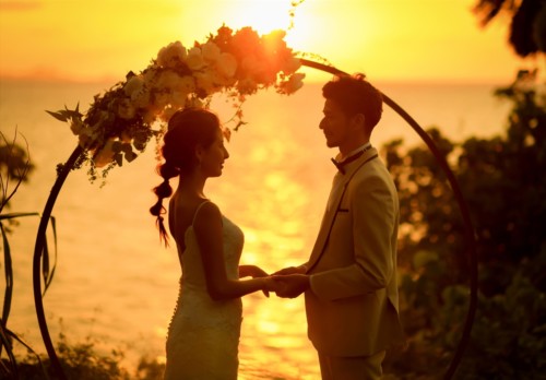 二人挙式⑥サンセット 石垣島フォトウェディング 二人挙式⑥サンセット