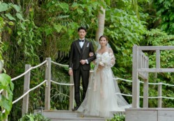 二人挙式①デッキ コーラルテラス石垣島セレモニーフォトウェディング 二人挙式①デッキ