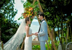 二人挙式③デッキ コーラルテラス石垣島セレモニーフォトウェディング 二人挙式③デッキ